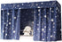 Adela Dorm Home Bunk Bed Curtains - Breathable Dustproof Single Sleeper Bed Canopy Blackout Cloth Curtain (1.15, 3PCS)
