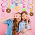 30Ct Donuts Party Supplies - Hanging Swirl Decorations for Kids, Home, Classroom, Baby Shower, Birthday