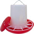 Set 1.5 11 Chicken Waterer and Feeder | Gallon Poultry Drinker and Pound Feeder Combo | for Chickens, Ducks, Turkeys
