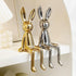 Jubiluxor 3-Piece Rabbit Decor Sculptures - Home, Office, Living Room, Bedroom - Accents, Decorations, Figurines