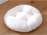 LCYZ 18in Futon Seat Cushion,Overstuffed Round Tatami Indoor Outdoor Seat Pads Chair Pad,Papasan Solid Color Footstool