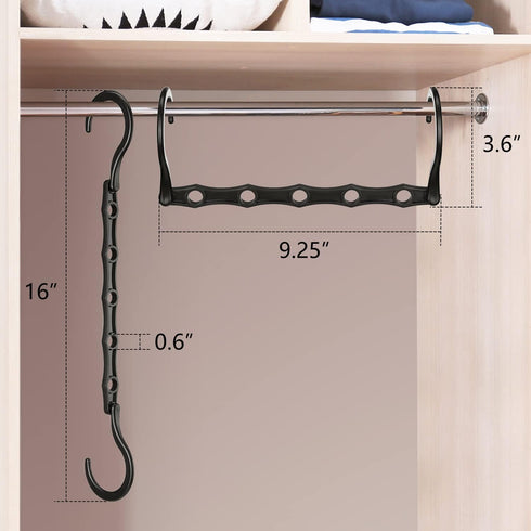 AMKUFO Closet Organizers and Storage, 20 Pack Hanger Organizer Magic Hangers for Heavy Clothes, Space Saving