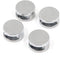 MY MIRONEY 4Pcs Zinc Alloy Mirror Clips, Floating Glass Clip Clamps for Wall-Mounted Bathroom Mirrors