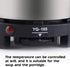 Nikou Electric Mini Stove, Portable 500W Cooking Plate Hot Plate Multifunction Home Heater (US Plug 110V)