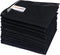 SUNLAND Mesh Dish Cloths for Washing Dishes, Fast Drying and Easy to Clean, 12 Pack (12Inch x 12Inch, Black)