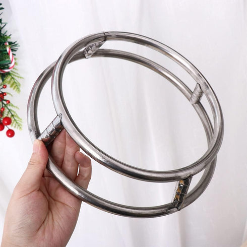 Stainless Steel Wok Ring, Wok Rack for Pot Gas Stove Fry Pan, 26cm/10.23inch