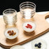 Set of 10 Mini Prep Bowls, 2.36 Inch Small Glass Bowls, Stackable Clear Pyrex for Prep, Dessert, Dips