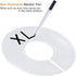 20 Pack Clothing Rack Size Dividers, Round Hangers Label Closet Dividers with Marker Pen for Organization (White)