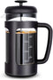 Easyworkz French Press 34 oz Coffee Tea Maker with Borosilicate Glass, Soft Grip Handle