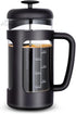 Easyworkz French Press 34 oz Coffee Tea Maker with Borosilicate Glass, Soft Grip Handle