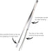 2 Pcs Extra-Long 12-Inch Fine Tweezer Tongs, Stainless Steel