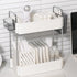 2-Tier Adjustable Countertop Organizer Tray Dual-Level Spice Rack and Cosmetic Storage Multipurpose Kitchen Cabinet & Pantry Organizer for Condiments, Jars, Bathroom by Generic