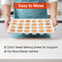 CAKETIME Mini Muffin Pan, 2 Pack of 24 Cups Nonstick Mini Cupcake Pans with Handle for Baking Mini Treats