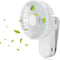 Portable Mini Clip on Fan, 4000mAh Rechargeable USB Battery Operated Stroller Fan, White
