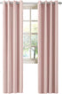 LA PALMA Thermal Insulated Blackout Grommet Curtains, Darkening Window Drapes for Living Room, Pack of 2 Panels