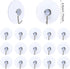 Honbay 30pcs 45mm/1.77" Bathroom Kitchen Suction Cup Wall Hook Hanger