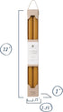 Northern Lights Candles, 12" 2pk Tapers, Caramel