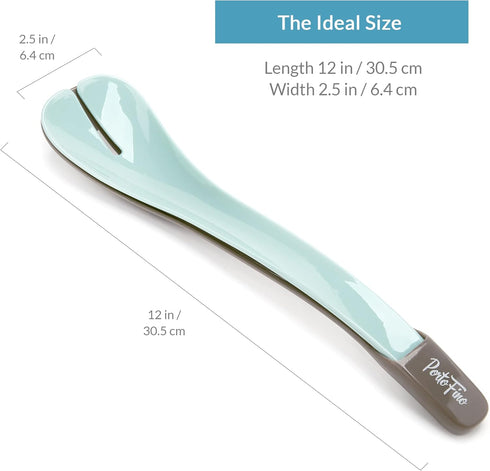 Salad Tongs for Serving - Space Saving Salad Tools, Plastic Salad Hands, Nesting Salad Servers