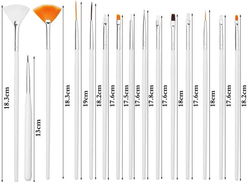30 Pcs Cake Painting Brushes, Baking Brushes for Decorating Fondant, DIY Tools Set for Cake Decorating.