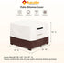 Cover,25W 25D 18H inch,Waterproof 3-Piece Set Patio Ottoman x x Square Patio Small Side Table Cover,Suitable