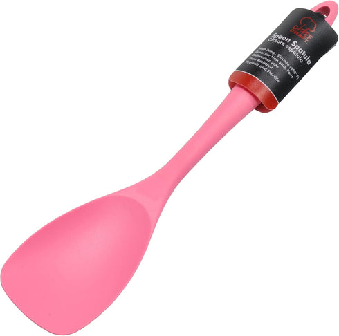 Chef Craft Premium Silicone Spoon Spatula, 11.5 inch, Pink by Chef Craft