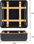 Bamboo Soap Dishes for Bar Soap Holders for Shower with Drainage for Bathroom Sink Bulk Small Wooden Soap Tray (Single