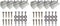 Renogy 2 Sets Solar Panel Mounting Z Brackets Lightweight Aluminum Corrosion-Free Construction