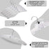 12 15 Inch 360 Jetec Pieces Satin Padded Hangers for Women Clothing Satin Hangers Swiveling Hook Sponge Shoulder Padded