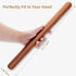 Aisoso French Rolling Pin, 17.7 Inches Wood Rolling Pin for Baking, Extra Long Thickened Dough Roller for Pastry