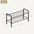 Vellzeyce Closet,Wide 2 Shoe Rack,Long Shoe Organizer for Shoe Storage for Entryway, Tier Sturdy Metal Free Standing