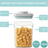 900ml 0.9qt) Airtight Food Storage Container Pop Containers With Lids, Bpa Free for Spaghetti Cereal Flour Rice Kitchen
