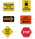 WERNNSAI Construction Party Decorations - 12 PCS Birthday Party Supplies for Boys Kids Truck Birthday Cutouts