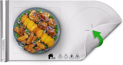 EconoHome Premium Silicone Food Warmer for Parties, Buffet, Holidays - Roll Up