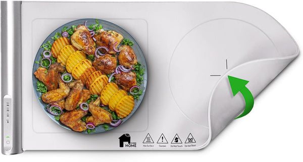 EconoHome Premium Silicone Food Warmer for Parties, Buffet, Holidays - Roll Up