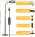 3H/9H/12H, 10 Dimmable 51-67in Grow Light Plant Light for Indoor Plants, Full Spectrum Grow Lamp with Pedestal Stand