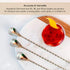 A Bar Above Stainless Steel Cocktail Stirrer Bar Spoon Set, 3 Pieces, 12 , 15 , 17 , Spiral Handle Drink Stirrers