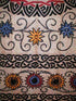 India Arts Celtic Sunflower Tab Top Curtain-Drape-Door Panel, Blue, 44" x 88"