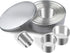 12 Pieces Round Cookie Cutters Set, Stainless Steel Biscuit Plain Edge Round Cutters for Baking and Pastry
