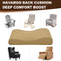 2-in-1 HAVARGO Neck Pillow Lumbar Support Pillow for Recliner Couch & Nursery Glider Chairs- High-Resilient Foam