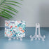 Artliving 4 Inch Clear Plastic Easels, 12 Pack for Displaying Pictures or Items