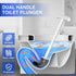 3 1 SetExtended Set,Bathroom in Toilet Brush and Plunger Handle Plunger,Heavy Duty Toilet Bowl Brush and Holder Hidden