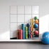 Ruomeng 14" 12" 16Pcs Home Gym Mirrors x x Wall Mounted Mirror Glass Frameless Full Length Mirror Tiles for Home Gym