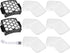 Artraise UV850 UV900 Replacement Filters Set for Shark Duoclean Lift Away Navigator Upright Vacuum Cleaner