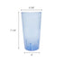 32 oz. Restaurant Tumbler Beverage Cup, Stackable, Break-Resistant Plastic, Set of 4 - Blue