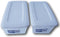 Sterilite 6 Quart Storage Bin - Clear and White, Pack of 2