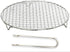 Round Barbecue Wire Rack Dia 8.5" Multi-Purpose Grill Cooling Rack, BBQ Accessories for Instant Pot/Pressure Cooker