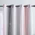 FANLI Grommet 52W 63L) Ombre Rainbow Blackout Curtains for Kid Girls Bedroom Living Room Darking Stripe Double Layer