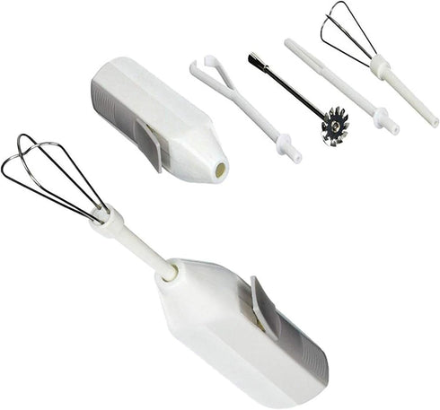 5pc Deluxe Mini Cordless Mixer - Blend, Whip, Stir, Beat, Drink Frother