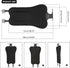 XUKEY Lumbar Pillow Gel Support Pillow Back Support Cushion,Gel Lumbar Support Pillow Relief Back Sciatica Pain for Car