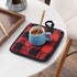 4/6 Pack Buffalo Check Plaid Pot Holders with Pocket, Kitchen Hot Pad Oven Mitts for Cooking and Baking (Red, 6 Pack)